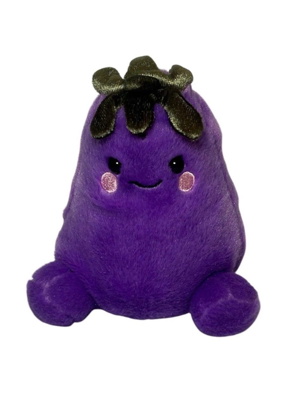 Aurora Palm Pals Aubrey Eggplant Plush Toy, cute and cuddly soft - NEW